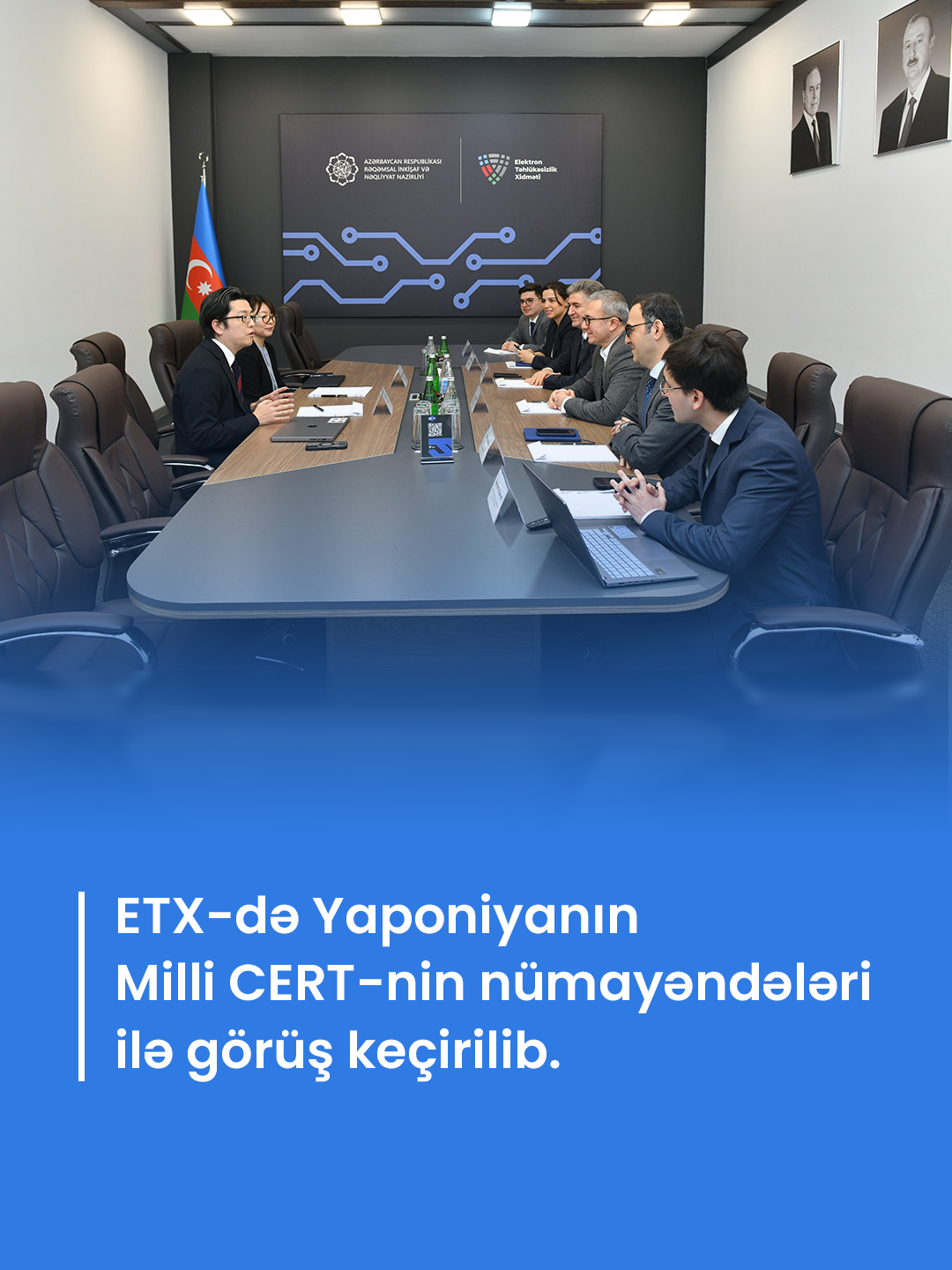 ETX-də Yaponiyanın Milli CERT-nin nümayəndələri ilə görüş keçirilib