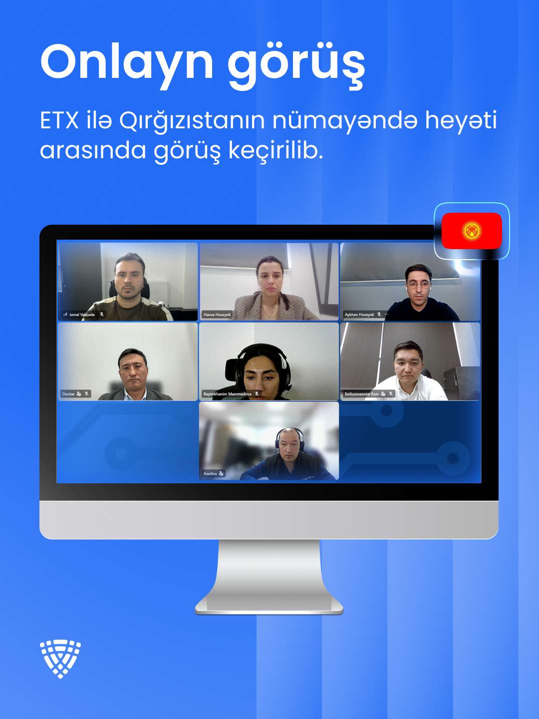 ETX ilə Qırğızıstanın Kibertəhlükəsizliyin Təmin Edilməsi üzrə Koordinasiya Mərkəzinin nümayəndə heyətləri arasında görüş keçirilib