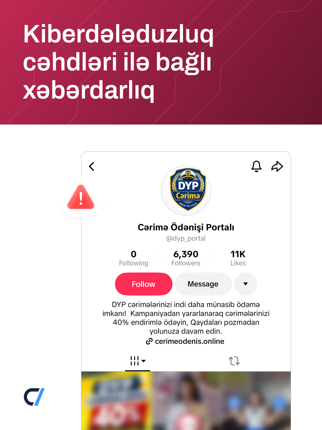 Kiberdələduzluq halları ilə bağlı xəbərdarlıq