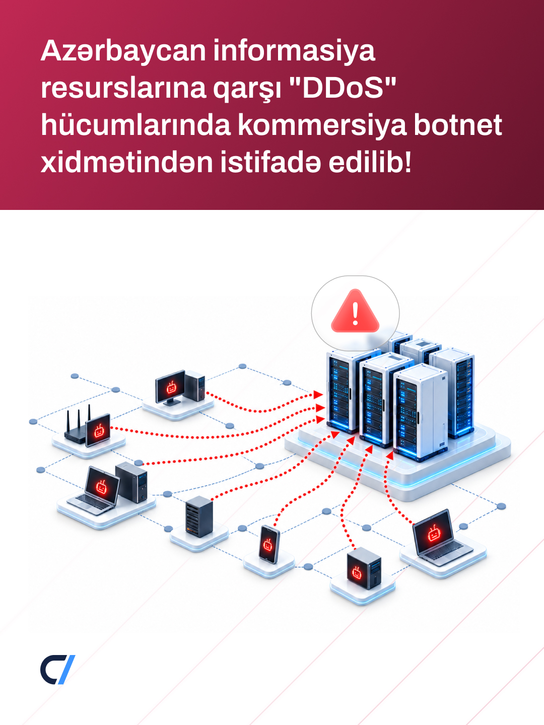 Azərbaycan informasiya resurslarına qarşı DDoS hücumlarında kommersiya xidmətindən istifadə edilib!